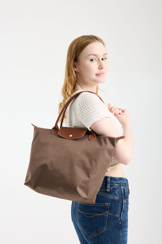 Katlanabilir Su Geçirmez Çanta - Taba