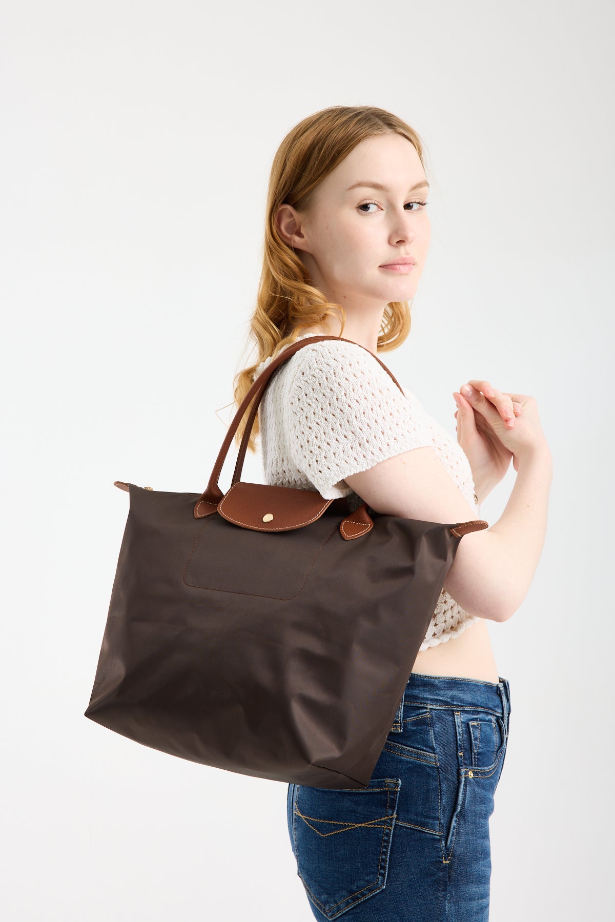 Katlanabilir Su Geçirmez Çanta - Kahverengi