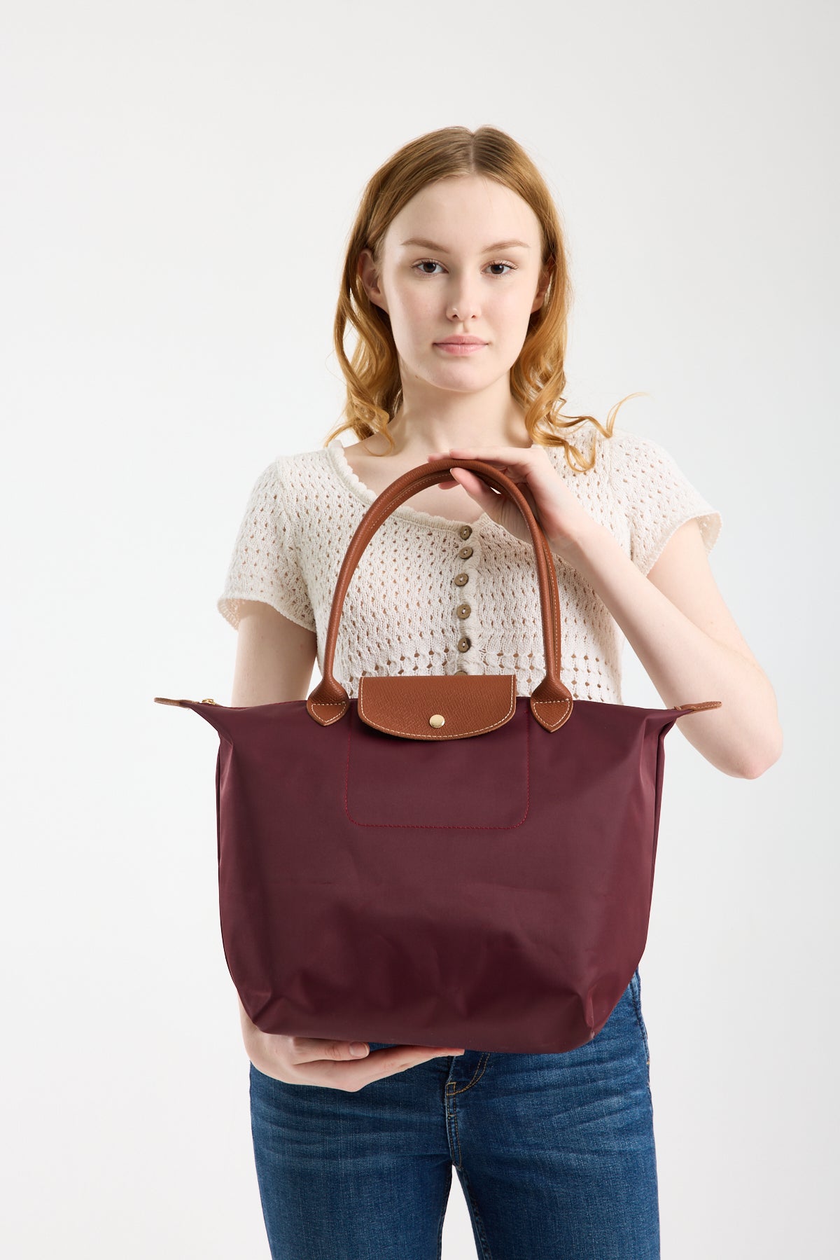 Katlanabilir Su Geçirmez Çanta - Bordo