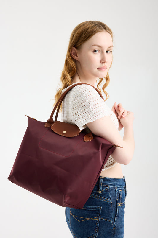 Katlanabilir Su Geçirmez Çanta - Bordo