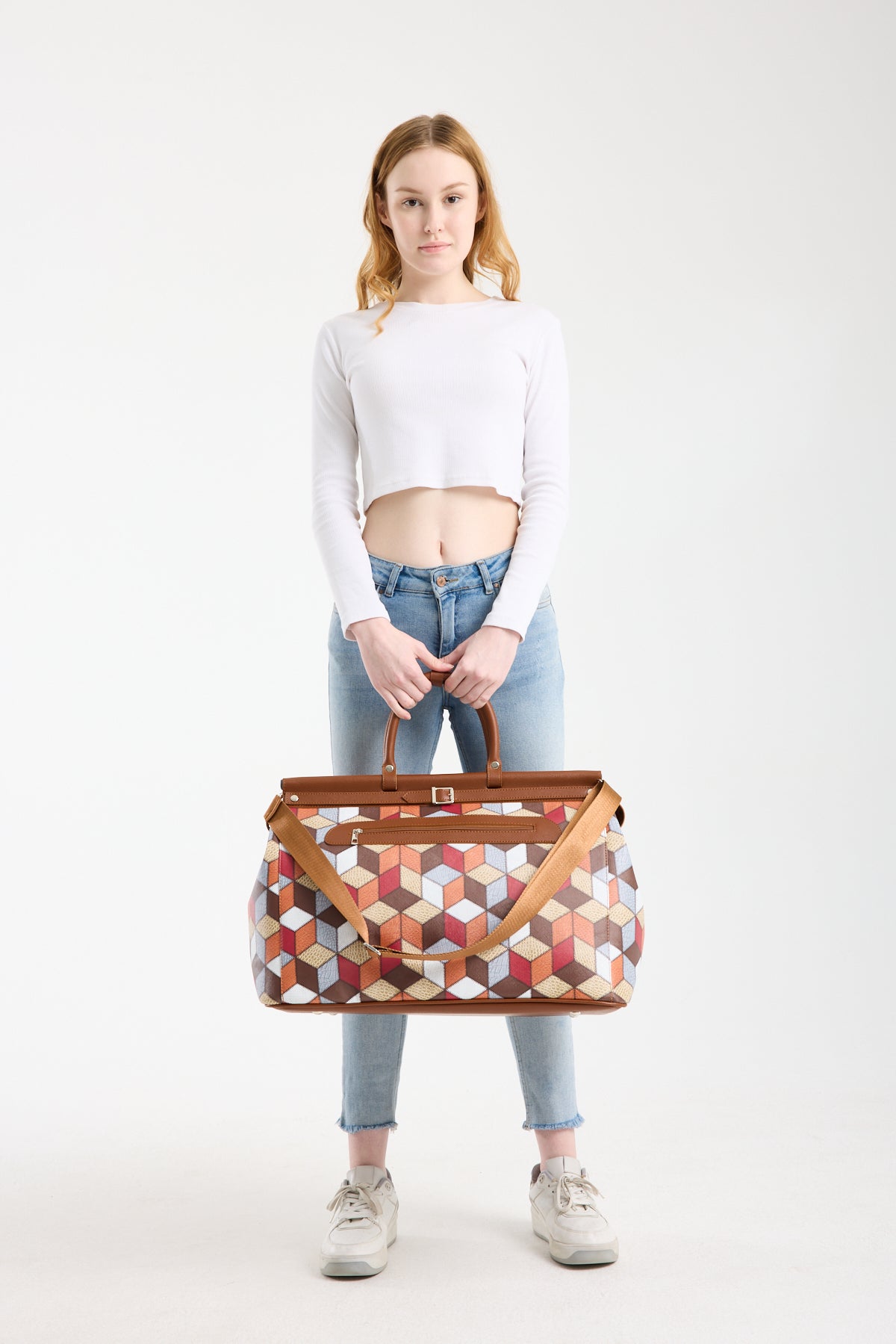 Mozaik Çanta - Kırmızı