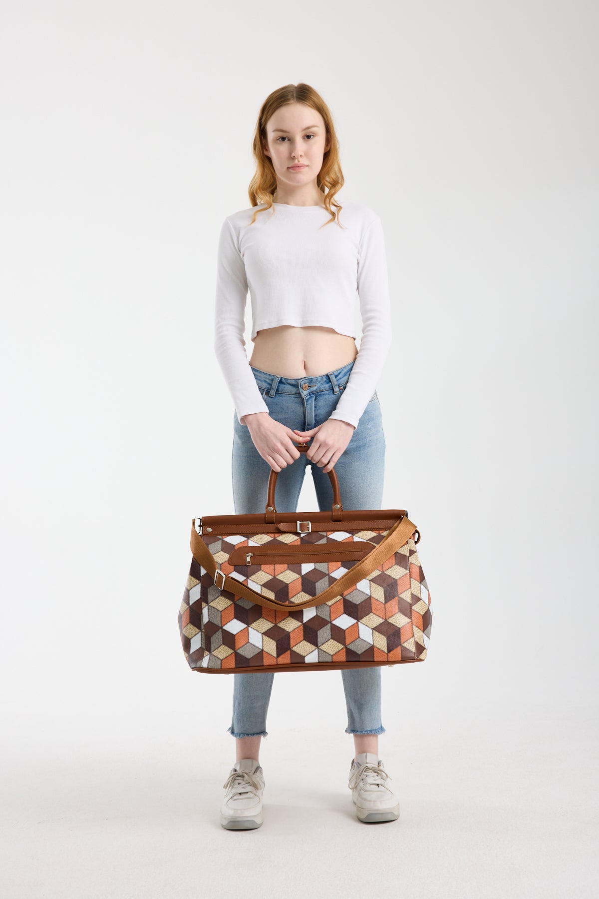 Mozaik Çanta - Hardal