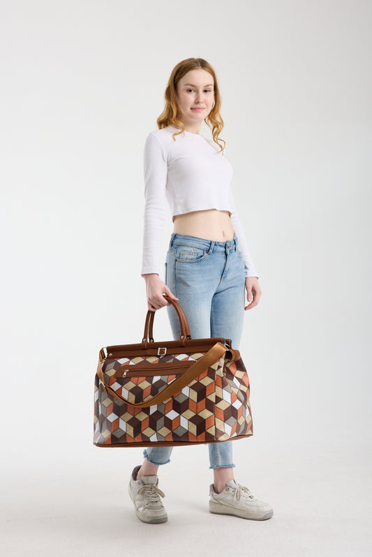 Mozaik Çanta - Hardal