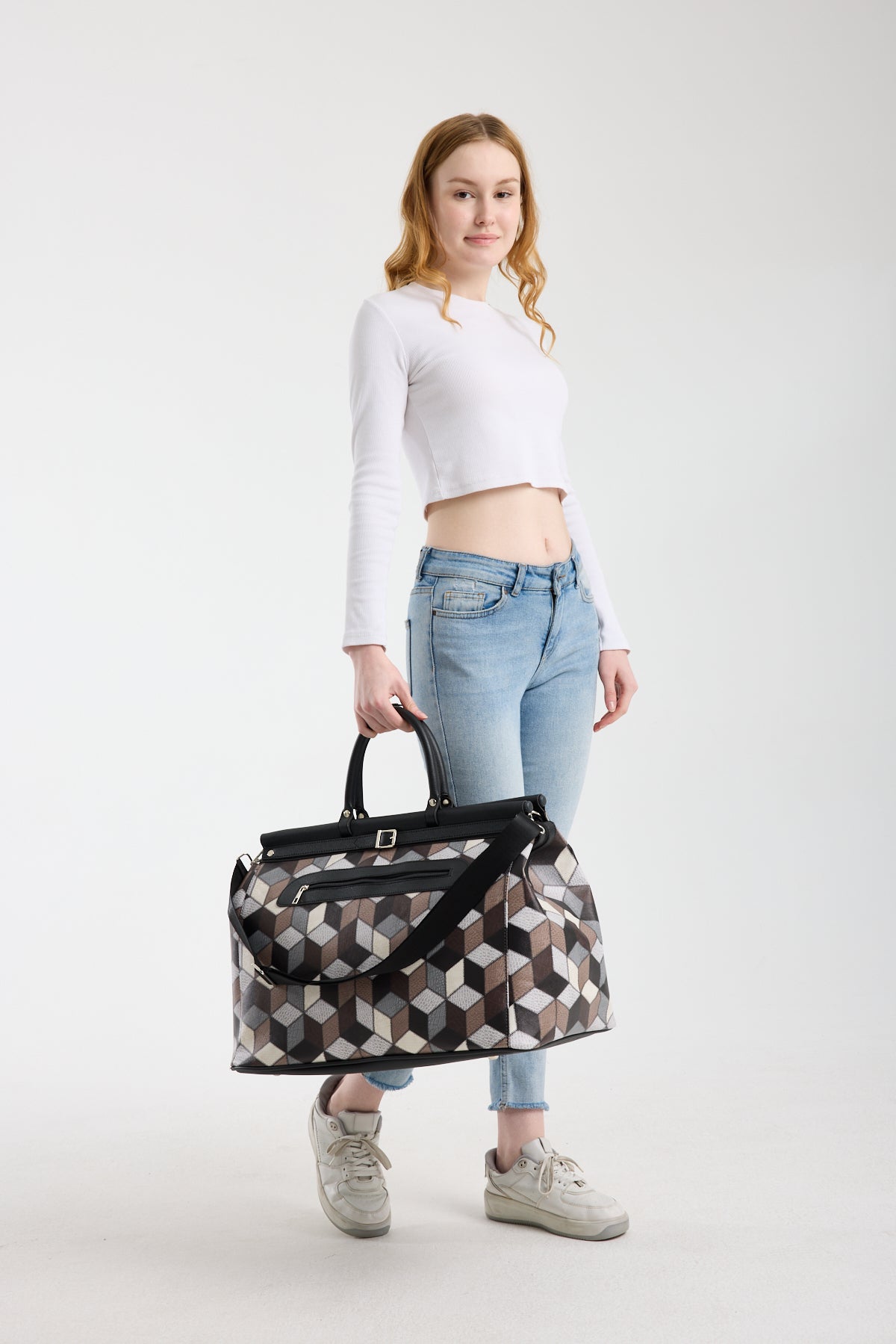 Mozaik Çanta - Siyah